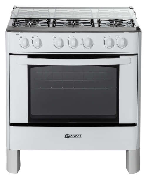 Zero Appliances 6 Burner White Gas Stove Shop Soiled - 49kg