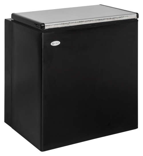 Zero Appliances 120 Litre Gas / Elec Chest Freezer Black S/Soiled