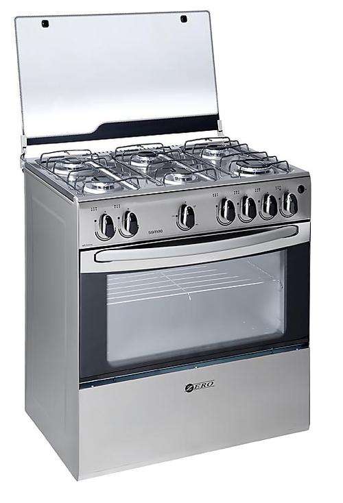 Zero Appliances 6 Burner Metallic Gas Stove with electronic ignition *WITH GRILL* Shop Soiled Units