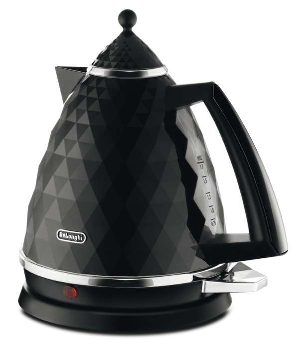 DeLonghi Brilliante 1.7L Kettle - Jet Black