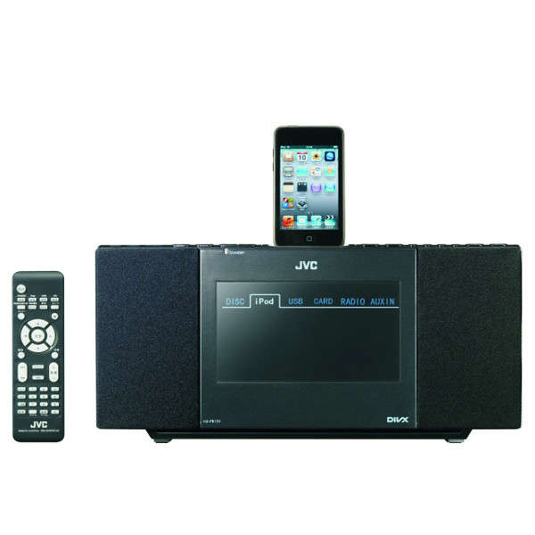 JVC PORTABLE AUDIO SYSTEM WITH IPOD / IPHONE DOCKING