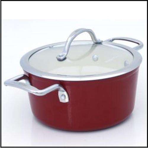 Snappy Chef 24cm SC Superlight Cast-Iron Casserole With Lid