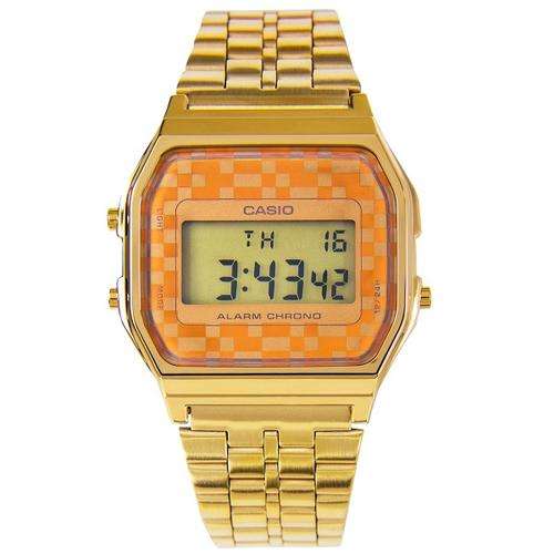 Casio Digital Gold Vintage Retro Alarm Mens Watch (A159WGEA-9ADF)