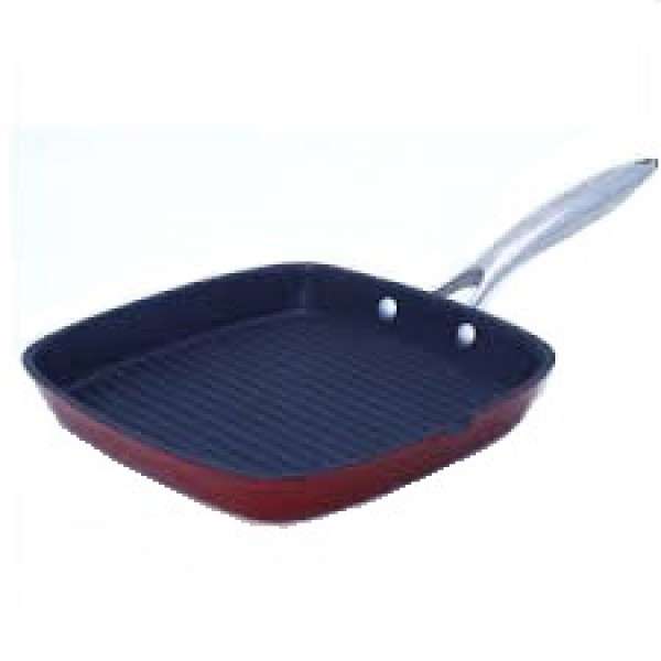 Snappy Chef Grid Frying Pan Cast-Iron 28cm