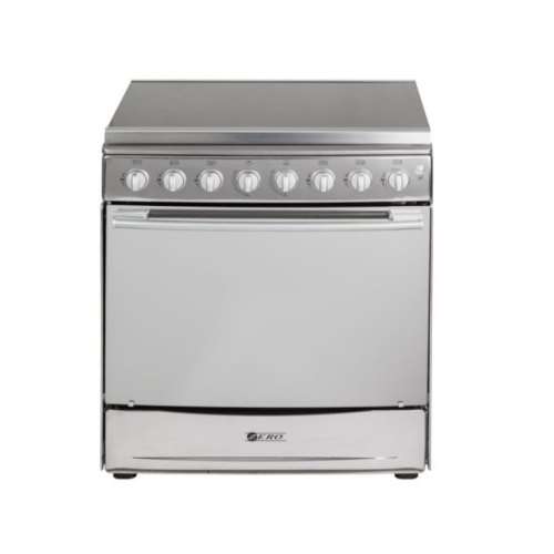 ZERO APPLIANCES 6 BURNER STAINLESS STEEL GAS STOVE