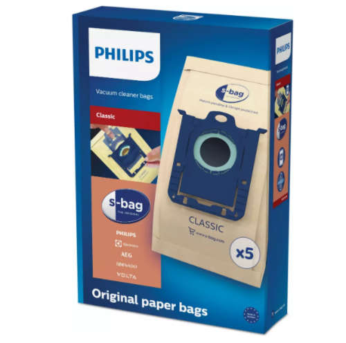 Universal dustbag for Philips, Electrolux, Volta