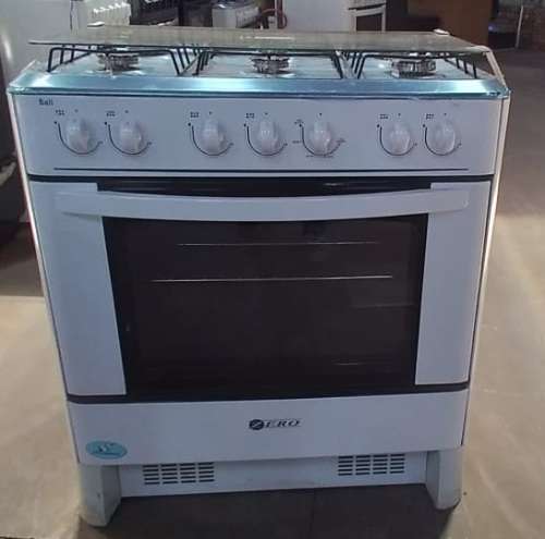 6 Burner White Gas Stove Zero Appliances - Factory Seconds (NOT BOXED)