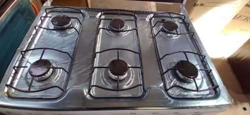 6 Burner White Gas Stove Zero Appliances - Factory Seconds (NOT BOXED)