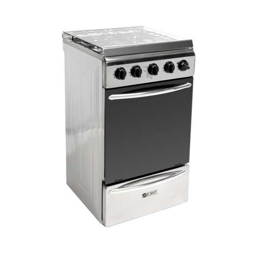 ZERO APPLIANCES 4 BURNER STAINLESS STEEL GAS STOVE - SHOP SOILED