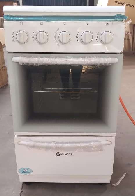 Zero Appliances 4 Burner White Gas Stove - FACTORY SECONDS (NOT BOXED)