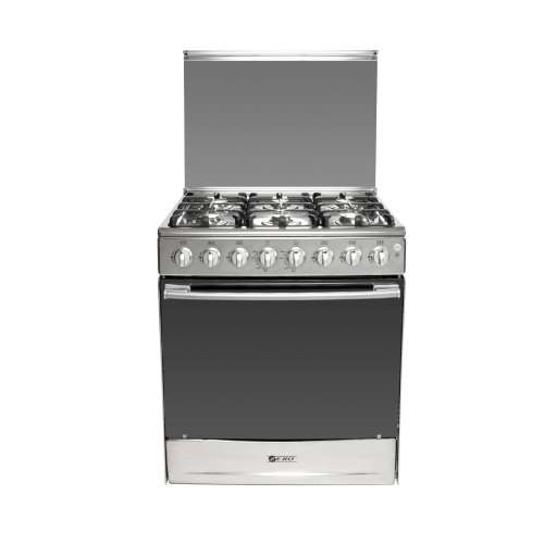 ZERO APPLIANCES 6 BURNER STAINLESS STEEL GAS STOVE