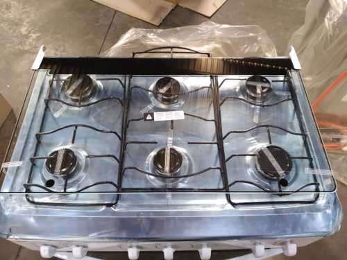 6 BURNER WHITE GAS STOVE - SECOND HAND - NOT BOXED