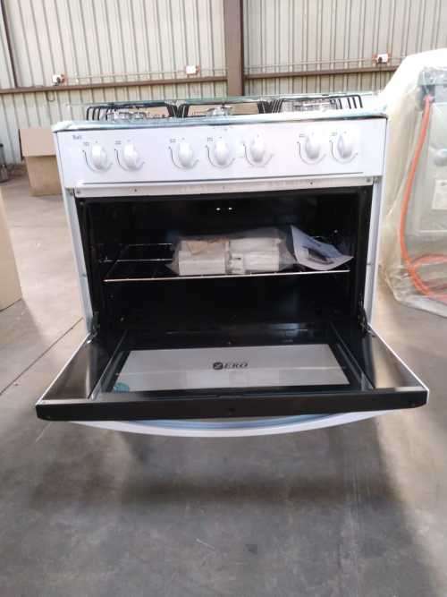 6 BURNER WHITE GAS STOVE - SECOND HAND - NOT BOXED