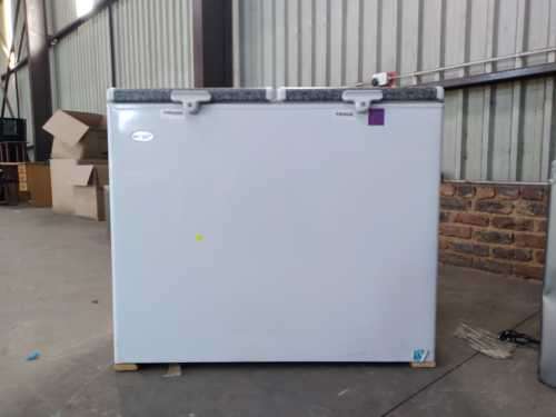 ZERO APPLIANCES 236L SIDE BY SIDE GAS ELECTRIC FRIDGE FREEZER - SHOP SOILED - NOT BOXED