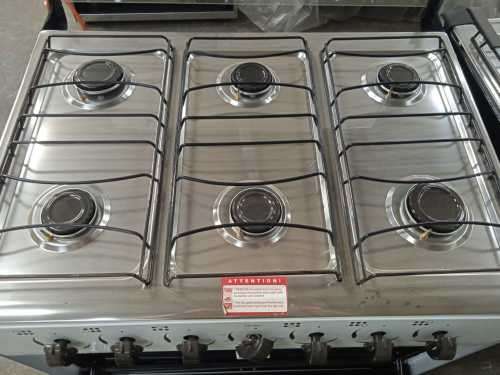 6 BURNER WHITE GAS STOVE - SHOP SOILED