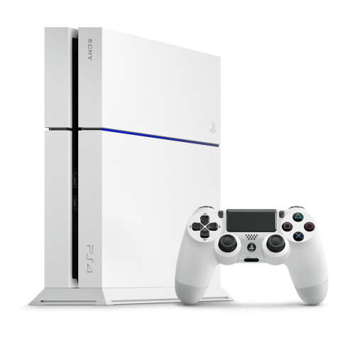 SONY PLAYSTATION 4 CONSOLE WHITE GLACIER 500GB (CONDITION AS NEW)