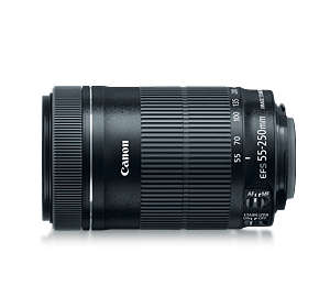 CANON EF-S 55-250mm f/4-5.6 IS Image Stabilizer Telephoto Zoom Lens