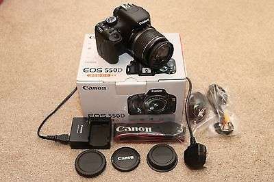 CANON EOS 550D Digital SLR Camera (inc 18-55 mm f/3.5-5.6 IS Lens Kit) SEAL IN THE BOX