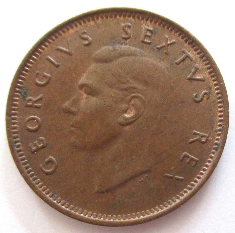 A 1950 SOUTH AFRICAN FARTHING
