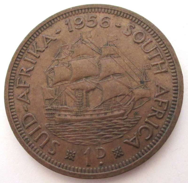 A 1956 SOUTH AFRICAN PENNY