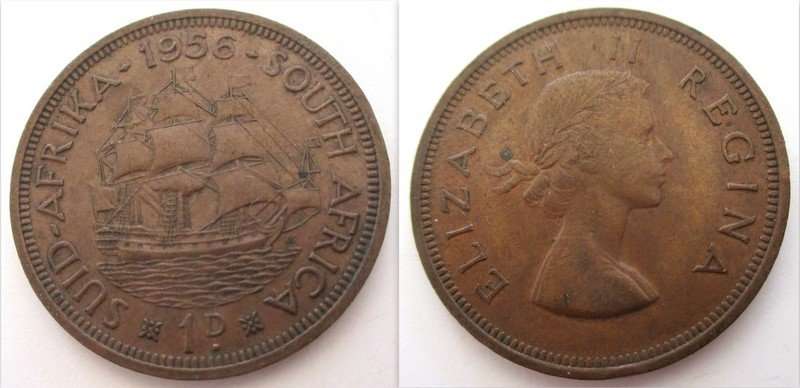 A 1956 SOUTH AFRICAN PENNY