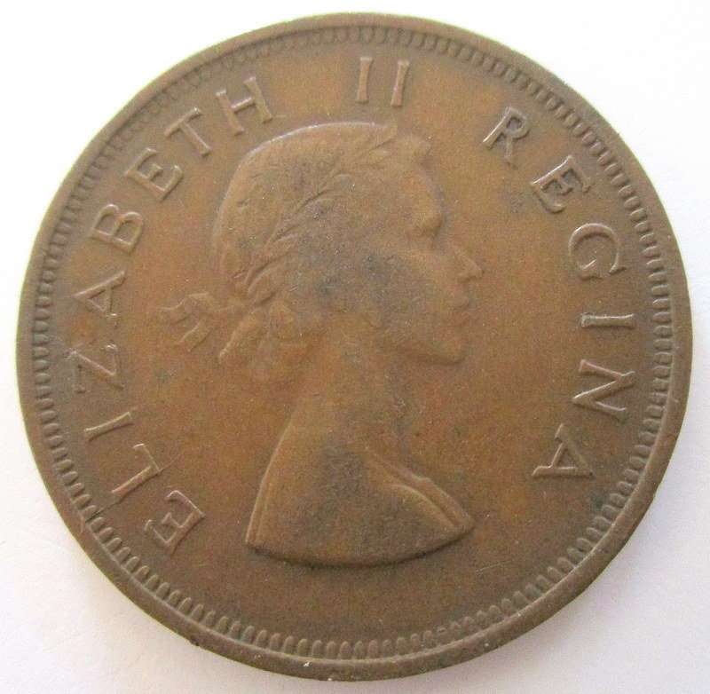 A 1954 SOUTH AFRICAN PENNY