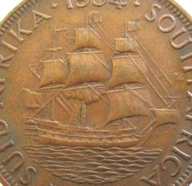 A 1954 SOUTH AFRICAN PENNY