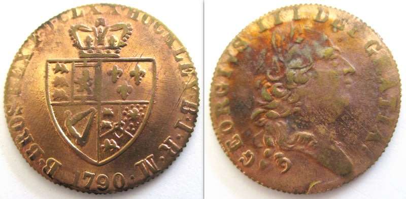 A LOT OF 14  BRITISH COINS  1 is AUSTRALIAN --1 IS A 1790 TOKEN--ALL FOR 1 bid