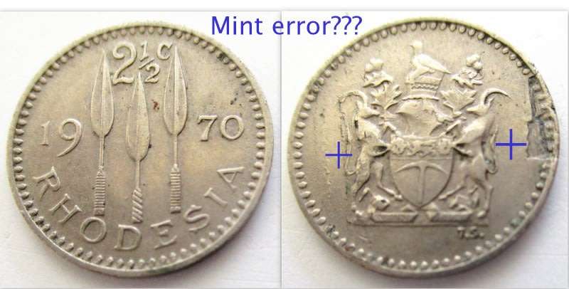 A LOT OF RHODESIAN AND SOUTHERN RHOD COINS INCLUDING A 1954 SOUTHERN RHOD HALF CROWN --ALL FOR 1 bid