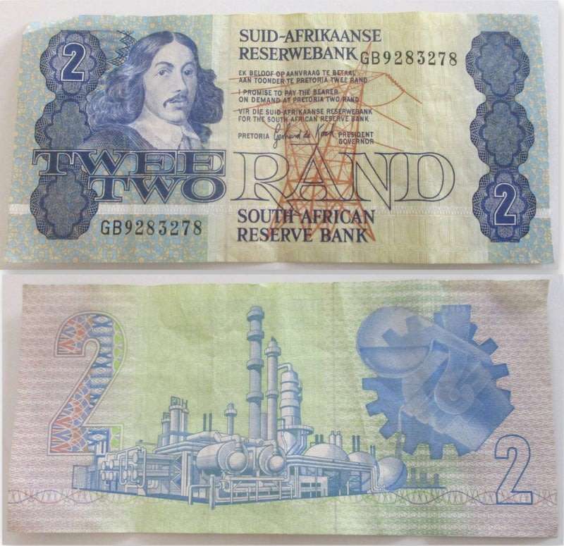 3 VARIOUS SILVER COINS AND SIX SOUTH AFRICAN BANK NOTES