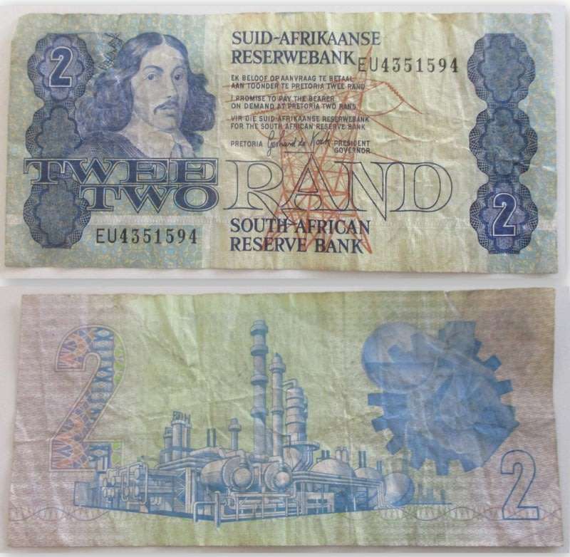 3 VARIOUS SILVER COINS AND SIX SOUTH AFRICAN BANK NOTES