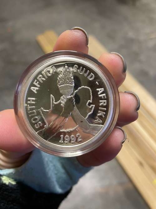 1992 Silver R2 (Barcelona Olympics) with SA Mint Box