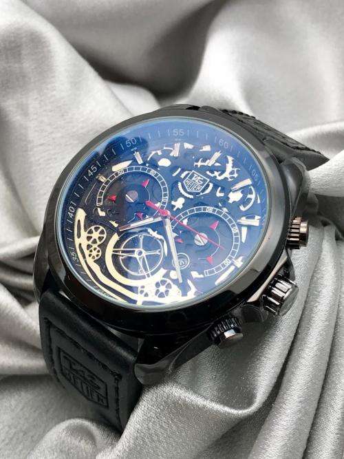 BRAND NEW BLACK MENS TAG HEUER WATCH FOR SALE