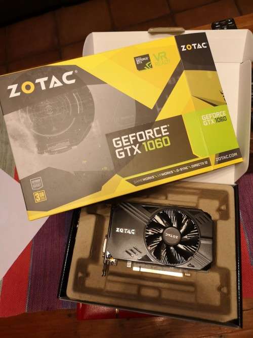 ZOTAC GeForce GTX 1060 Mini 3GB GDDR5 VR Ready Super Compact Graphics Card