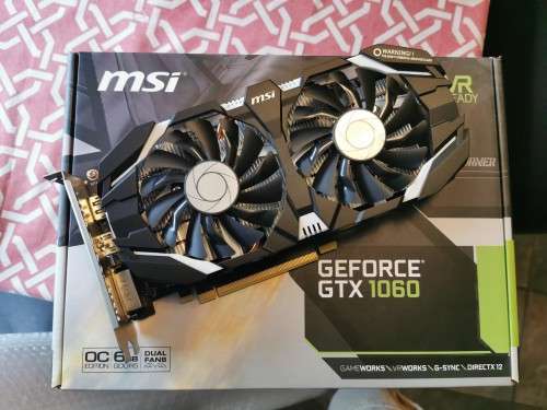 MSI NVIDIA GTX 1060 6GB GDDR5 - Graphics Card