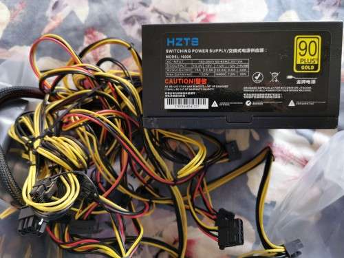 HZTS Switching PC Power Supply 1600W - great to power up a cool gaming rig