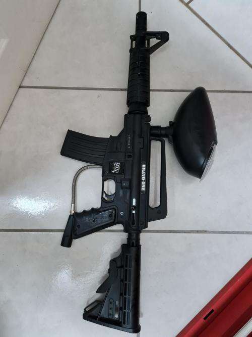 TPN - Bravo One - Paintball gun - extendable stock - needs seals serviced
