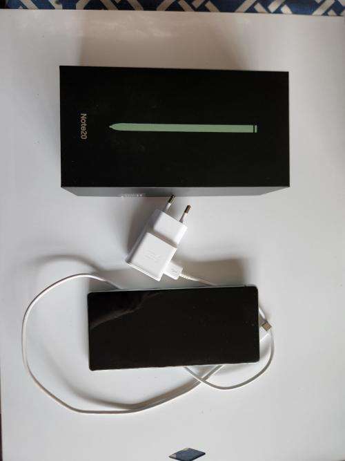 Samsung Note 20 256gb dual sim - used, good condition, with box and charger (Mystic Green)