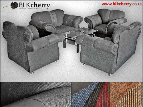 Brand new 6 (SIX) seater lounge suite, assorted colors. 2 X 2 seaters & 2 X 1 seaters  all for R3295