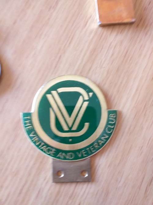 Classic vintage car club badge in excellent condition