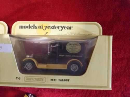 Matchbox models of yesteryear Talbot Wright's mint in box