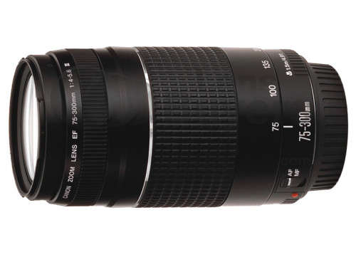 CANON ZOOM LENS EF 75-300 MM 1:4-5.6 III | CANON MOUNT | FRONT & REAR CAPS | DEMO CONDITION