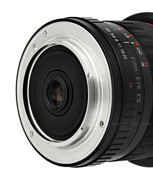 FISH-EYE CS * VIVITAR *  7 MM 1:3.5 * REAR CAP * EXCELLENT CONDITION *CANON  MOUNT **