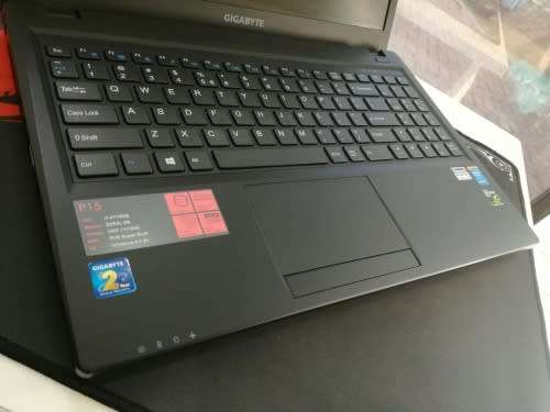 NVIDIA GEFORCE GTX 950M*GIGABYTE P15F v3*i7-4710MQ*2.50GHZ*12 GB RAM*2000 GB HDD*15.6"*WIND10 PRO
