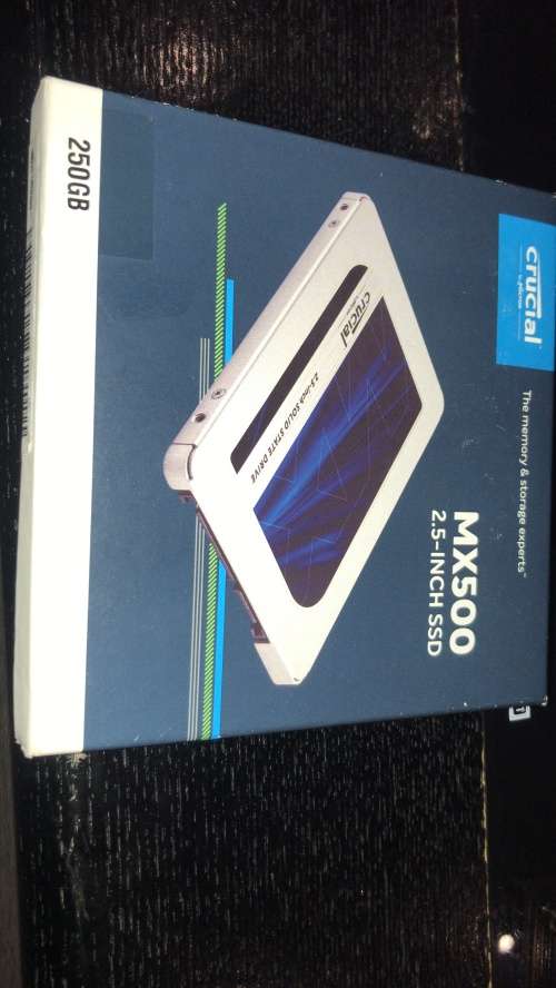 CRUCIAL MX500 SATA SSD 250GB SPECS IN BOX