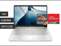 HP Laptop PC 15-e2000 AMD® Ryzen 5 5500U 8GB RAM  512 GB SSD Storage Silver Laptop*15.6`*WIND 11