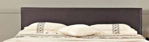 Hazlo Aleksandr Faux Leather Headboard - King Brown