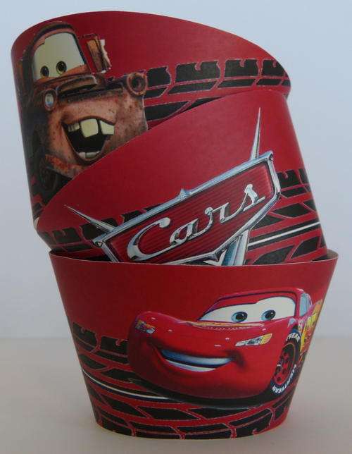 Disney cars Cupcake wrappers (12)