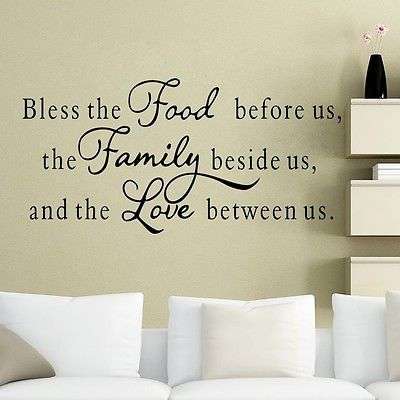 Vinyl sticker wall art - dining