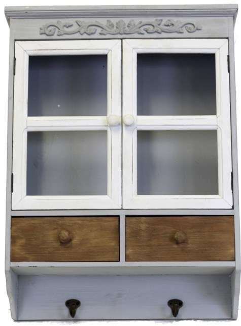 Wood wall cabinet